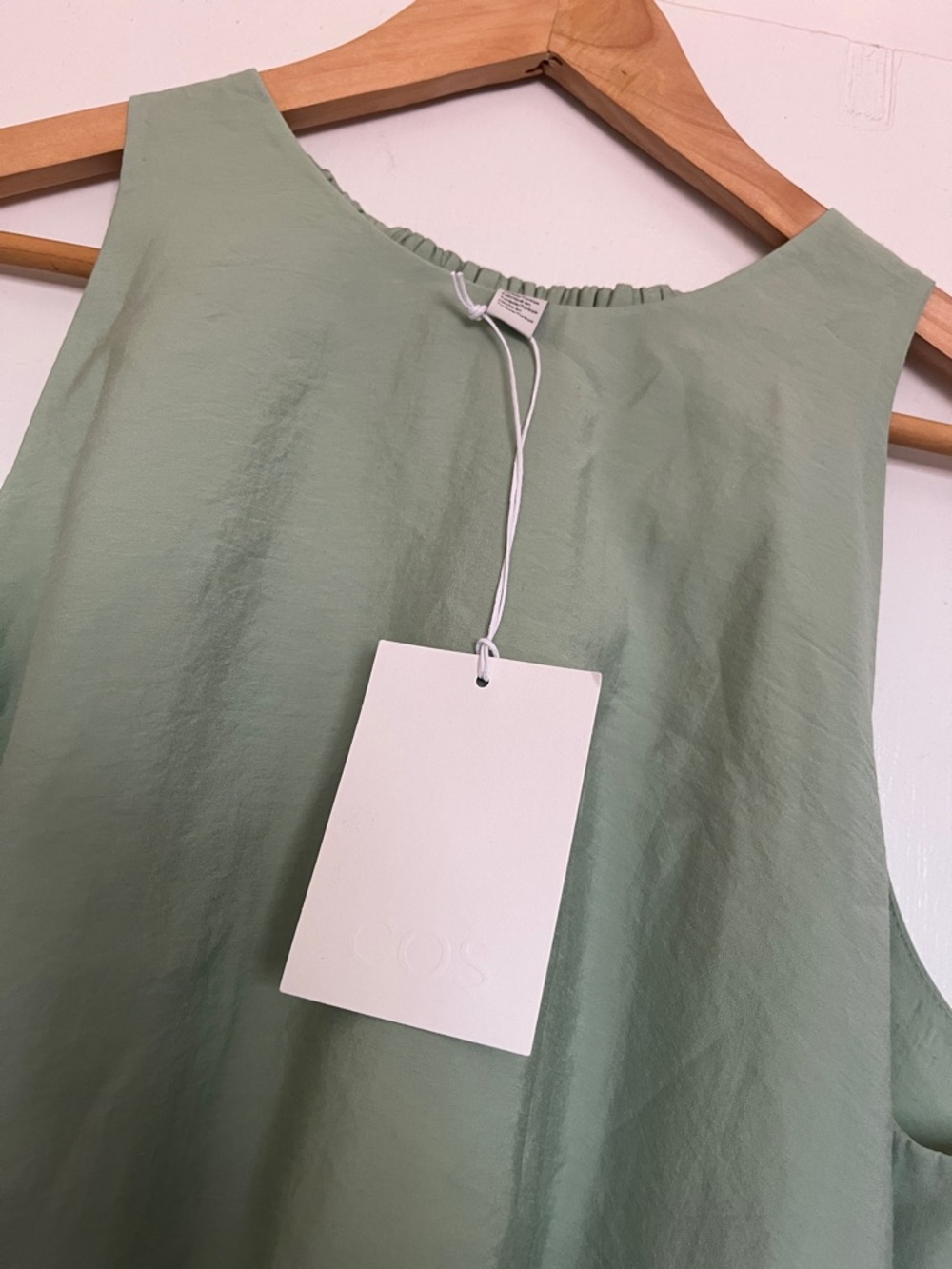 COS Sleeveless Dress in Pale Sage